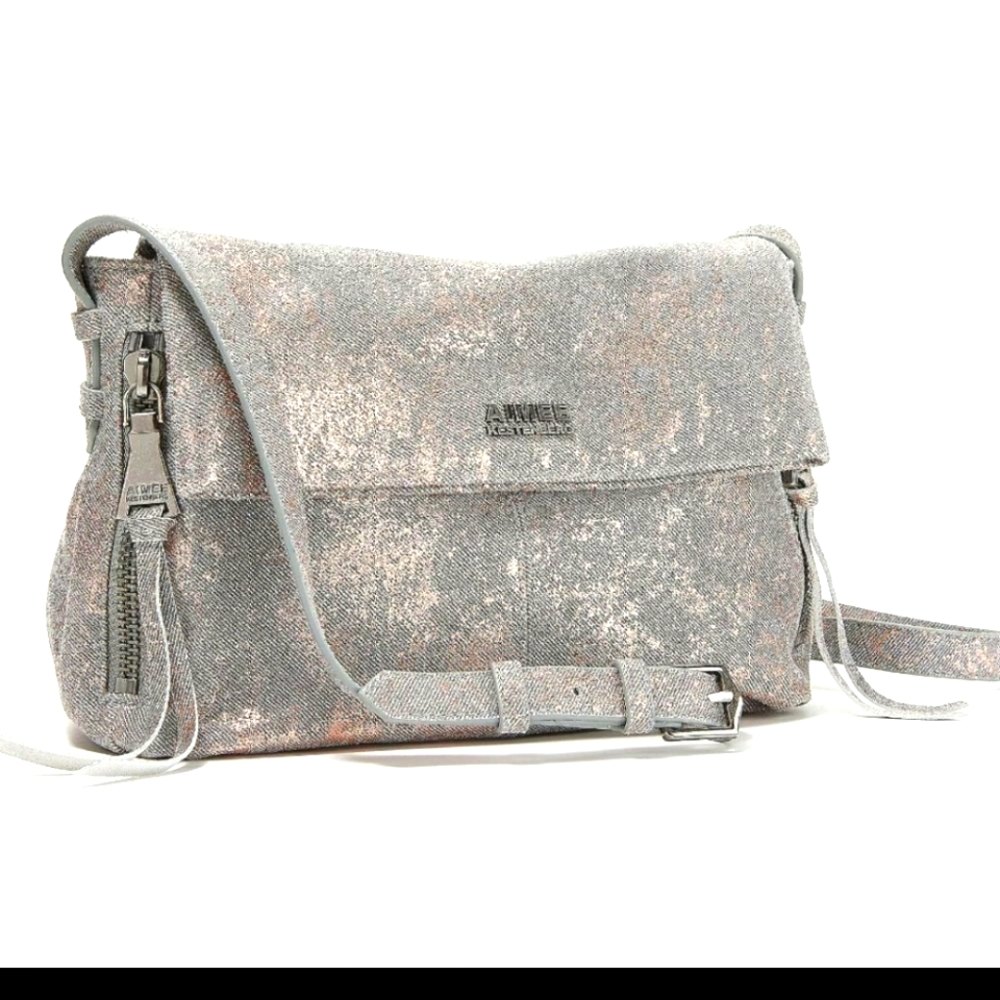 Aimee Kestenberg Bali 2 purse in rose gold/grey
